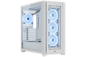 Kabinett - Corsair iCUE 5000X RGB QL Edition - White - Kabinett - Miditower - Hvit - CC-9011233-WW