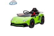 Elektrisk bil - Nordic Play Electric car Lamborghini Aventador 12V lime green Speed - 805-794