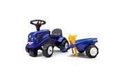 Kjøretøy - Falk Tractor with trailer rake and shovel Baby New Holland - 808-023