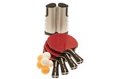 Fotball & Ballspill - Nordic Games Table tennis set with adjustable net 4 rackets and 6 balls - 809-033