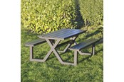 Hageredskaper - HORTUS Kids picnic table model X black nonwood and anthracite frame - 801-090