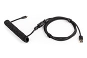 Tastatur - DUTZO Coiled Aviator Micro-USB B cable - Black - Upgrade Accessories - Svart - DCA-UMB-BLK