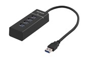 USB-hub - Deltaco UH-475 - Hub - 4 x SuperSpeed USB 3.0 USB-hub - 4 porter - Svart - UH-475