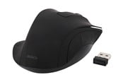 Mus - Deltaco MS-710 - Mouse optical 3 buttons wireless USB Black - Mus - Optisk - 3 knapper - Svart - MS-710