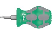 Håndverktøy - Wera 368 Stubby screwdriver for square head socket screws # 01 x 25 mm - 5008863001