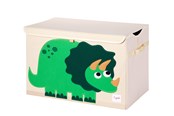 Barnerom - 3 Sprouts Toy Chest - Green Dino - ITCDIN