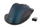 Mus - Deltaco MS-708 wireless optical mouse 1200 DPI blue - Mus - Optisk - 3 knapper - Blå - MS-708