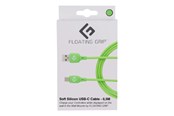 USB - Floating Grip 0.5M Silicone USB-C Cable - FG-USB-05-462GREEN