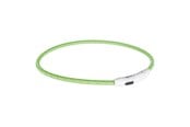 Hund - Trixie Flash light Tape USB TPU/nylon L–XL: 65 cm/ø 7 mm green - TX12702