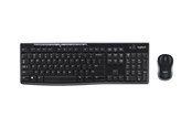 Tastatur - Logitech MK270 Wireless Combo - keyboard and mouse set - QWERTZ - Slovenian/Croatian - black - Tastatur & Mussett - Slovenian/Croatian - Svart - 920-004532