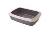 Katt - Savic Iriz cat toilet 42x30.5x10 cm grey - K0263K