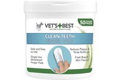 Hund - Vets Best Clean Fingerpad for Dental Cleaning (50 Fingerpads) - H03606