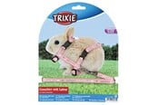 Smådyr - Trixie Harness with leash small rabbits 20–33 cm/8 mm 1.25 m - Assorted - TX6265