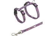 Katt - Trixie Junior Kitten harness with leash cat motif 21–33 cm/8 mm 1.20 m - Assorted - TX4144