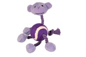 Hund - Trixie Figure with rope and tennis ball plush 16 cm - assorted - TX3612