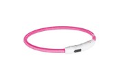 Hund - Trixie Safer Life USB Flash Light Ring - Pink - TX12707