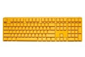 Tastatur - Ducky One 3 Yellow - Fullsize - Cherry MX Clear - ND - Gamingtastatur - Nordisk - Gul - DKON2108ST-WFIPDYDYYYC1