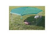 Smådyr - Trixie natura outdoor run with safety net metal ø 210 × 75 cm - TX6243