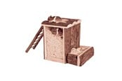 Smådyr - Trixie Burrow tower mice bark wood 20 × 20 × 16 cm - TX62001