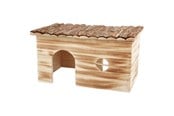 Smådyr - Trixie Grete house 2 exits rabbits bark wood/flamed 45 × 24 × 28 cm - TX61975