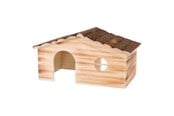 Smådyr - Trixie Ragna house 2 exits rabbits bark wood/flamed 43 × 22 × 25 cm - TX61972