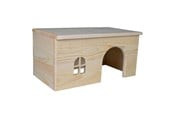 Smådyr - Trixie House nail-free dwarf rabbits wood 40 × 20 × 23 cm - TX61263