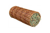 Smådyr - Trixie Wicker tunnel with hay/carrot ø 15 × 33 cm 110 g - TX60776