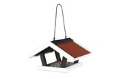 Fugl - Trixie natura bird feeder hanging pine wood 30 × 18 × 28 cm black/white - TX55804