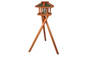 Fugl - Trixie natura bird feeder with stand & silo pine wood ø 50 × 34 cm/1.40 m brown - TX5573