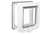 Katt - Trixie 4-Way cat flap 20 × 22 cm white - TX44211