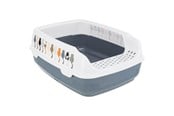 Katt - Trixie Delio cat litter tray with rim 38 × 20 × 50 cm grey/white - TX40397