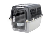 Hund - Trixie Gulliver 5 transport box M: 58 × 60 × 79 cm light grey/dark grey - TX39872