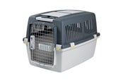 Hund - Trixie Gulliver 4 transport box S–M: 52 × 51 × 72 cm light grey/dark grey - TX39871