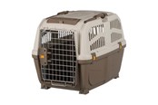 Hund - Trixie Skudo 4 transport box S–M: 48 × 51 × 68 cm taupe/sand - TX39742