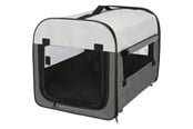 Hund - Trixie Soft Kennel Basic S: 50 × 50 × 60 cm dark grey/light grey - TX39703