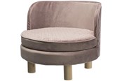 Hund - Trixie Livia sofa round ø 48 × 40 cm antique pink - TX37910