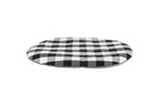 Hund - Trixie Scoopy cushion oval 44 × 31 cm black/white/grey - TX37221