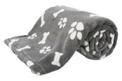 Hund - Trixie Dog Blanket Kenny Plush Grey 100x75cm - TX37096