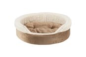 Hund - Trixie Cosma bed oval 85 × 65 cm brown/beige - TX37054