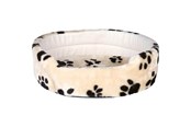 Hund - Trixie Joey bed oval 70 × 62 cm beige - TX37005