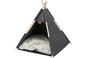 Katt - Trixie Tipi cave felt 55 × 65 × 55 cm anthracite - TX36275