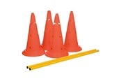 Hund - Trixie Pylon obstacles set 2 pcs. ø 30 × 50 cm/100 cm orange/yellow - TX32092