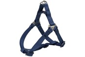 Hund - Trixie Premium One Touch harness M: 50–65 cm/20 mm indigo - TX204513