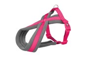 Hund - Trixie Premium touring harness S: 35–65 cm/20 mm fuchsia - TX203711