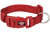 Hund - Trixie Premium collar S: 25–40 cm/15 mm red - TX202203