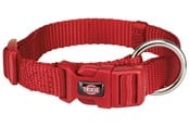 Hund - Trixie Premium Collar Red S–M 30-45cm/15mm - TX201503