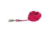 Hund - Trixie Tracking leash trigger snap hook round S–L: 5 m/ø 6 mm fuchsia - TX19794