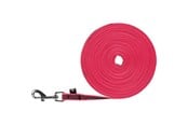 Hund - Trixie Tracking leash rubberised S-M: 10 m/15 mm - fuchsia - TX19784