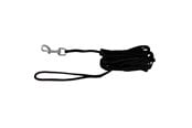 Hund - Trixie Tracking leash round S–M: 5 m/ø 5 mm black - TX19751