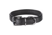 Hund - Trixie Active Comfort collar leather M: 36–43 cm/30 mm black - TX18946